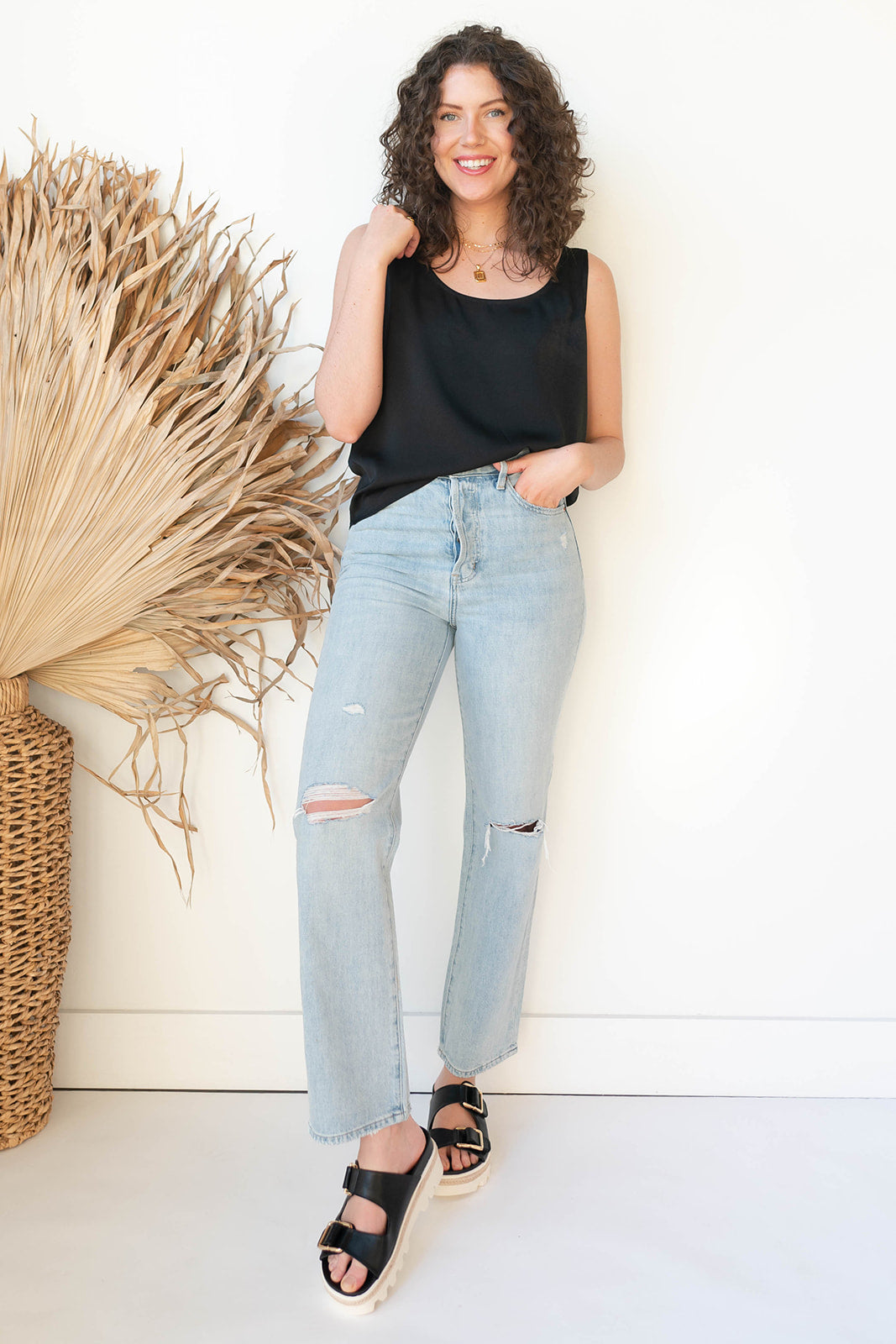 sandi silk tank sandi silk tank