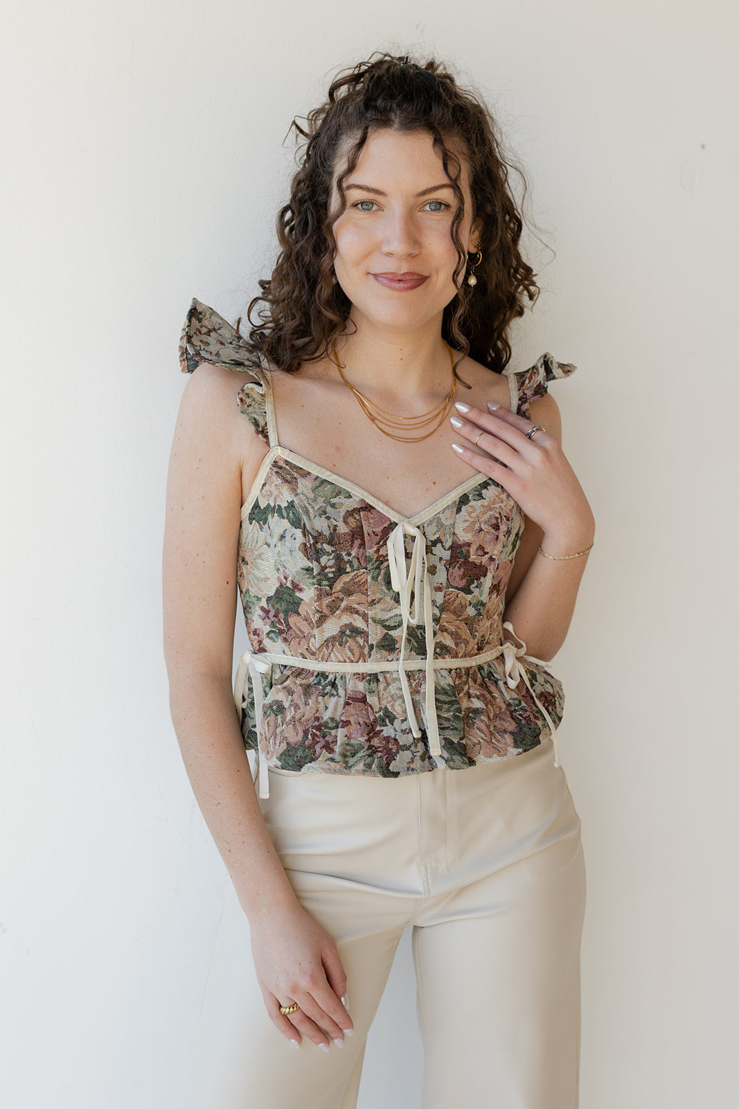 floreana jacquard top floreana jacquard top