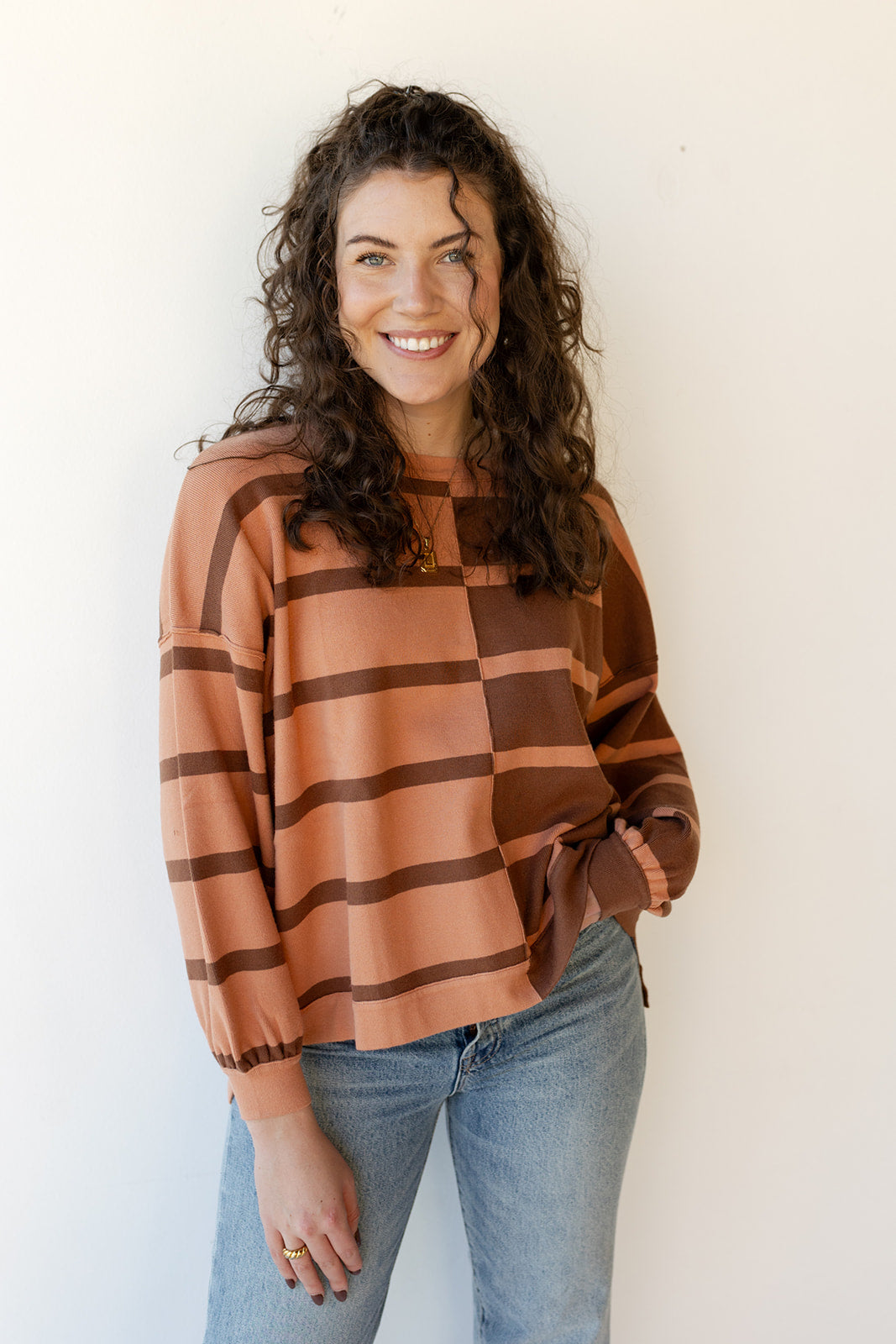 combo striped sweater combo striped sweater