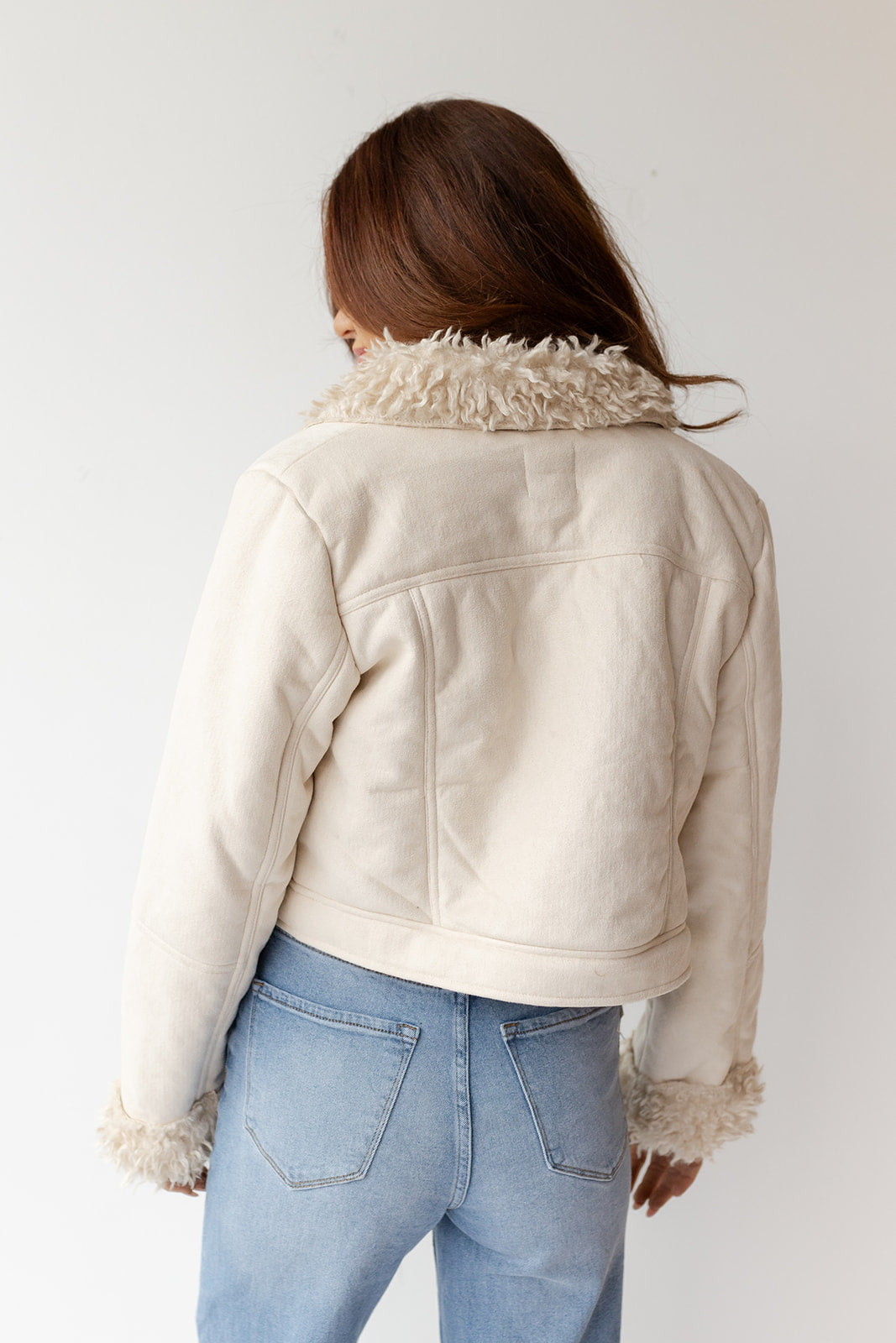 gwen fur lined crop jacket gwen fur lined crop jacket