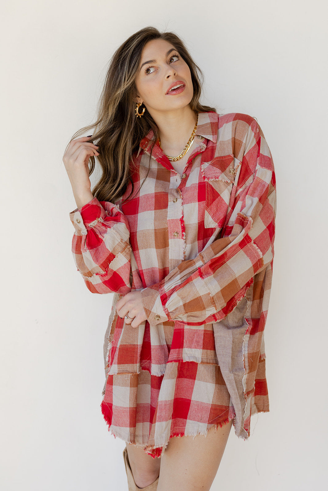 the plaid oversized dress the plaid oversized dress