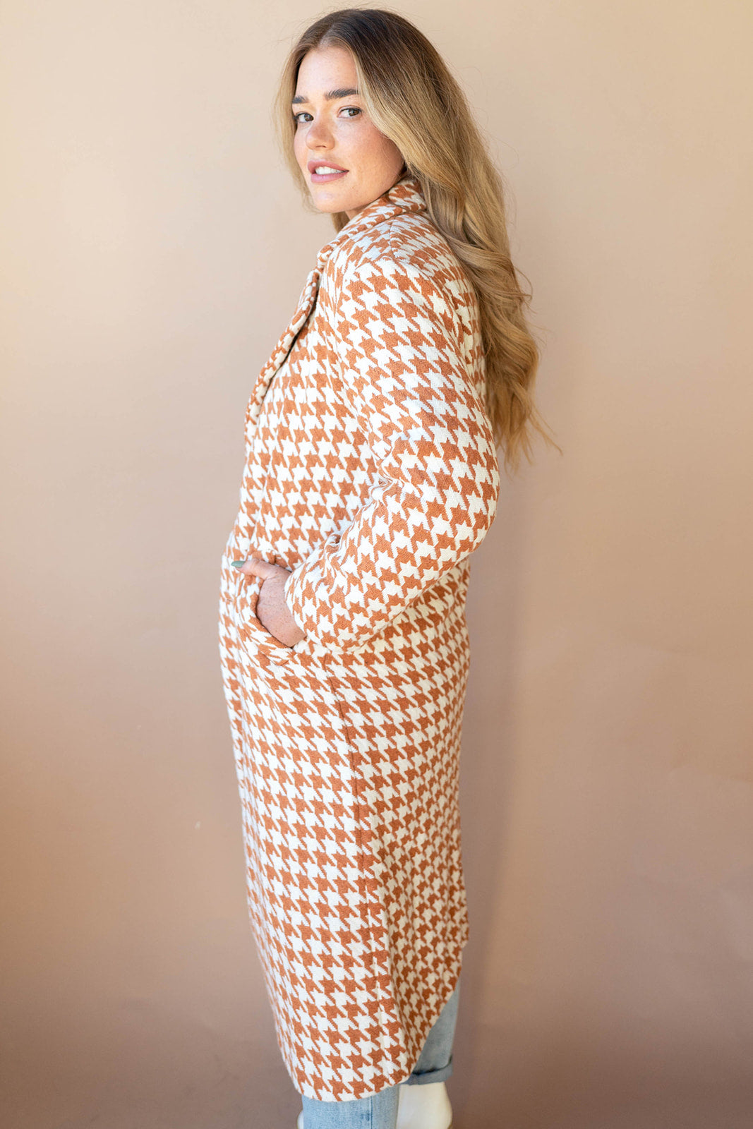elegant houndstooth coat elegant houndstooth coat