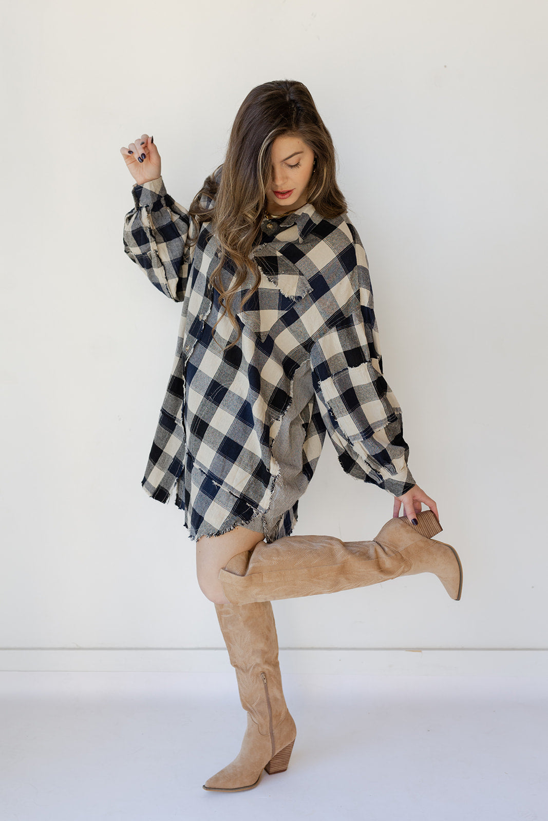 the plaid oversized dress the plaid oversized dress