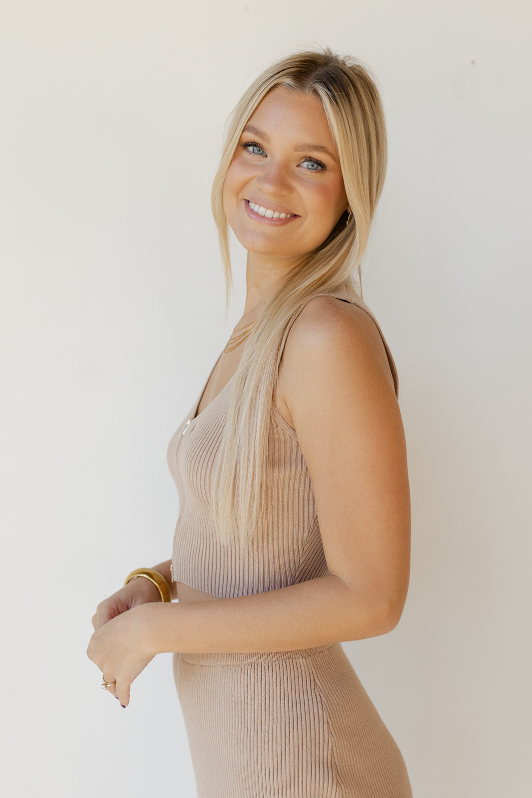 livia zipper sweater tank livia zipper sweater tank