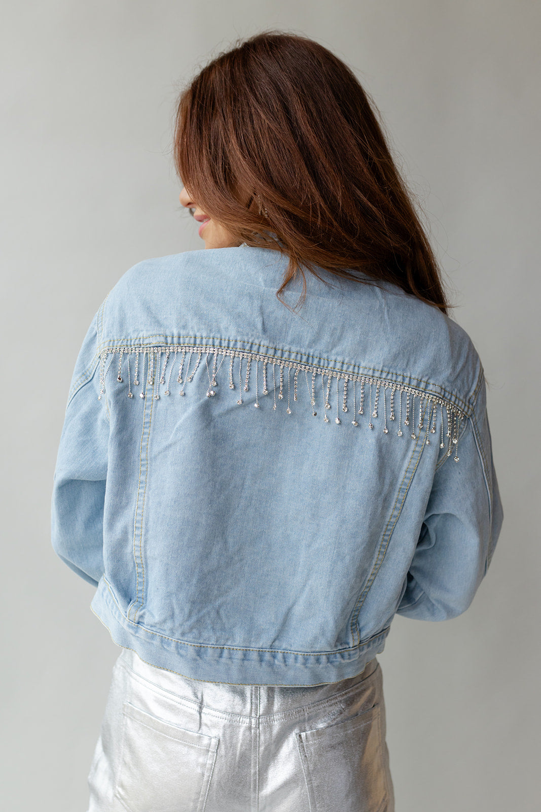 rhinestone denim jacket rhinestone denim jacket