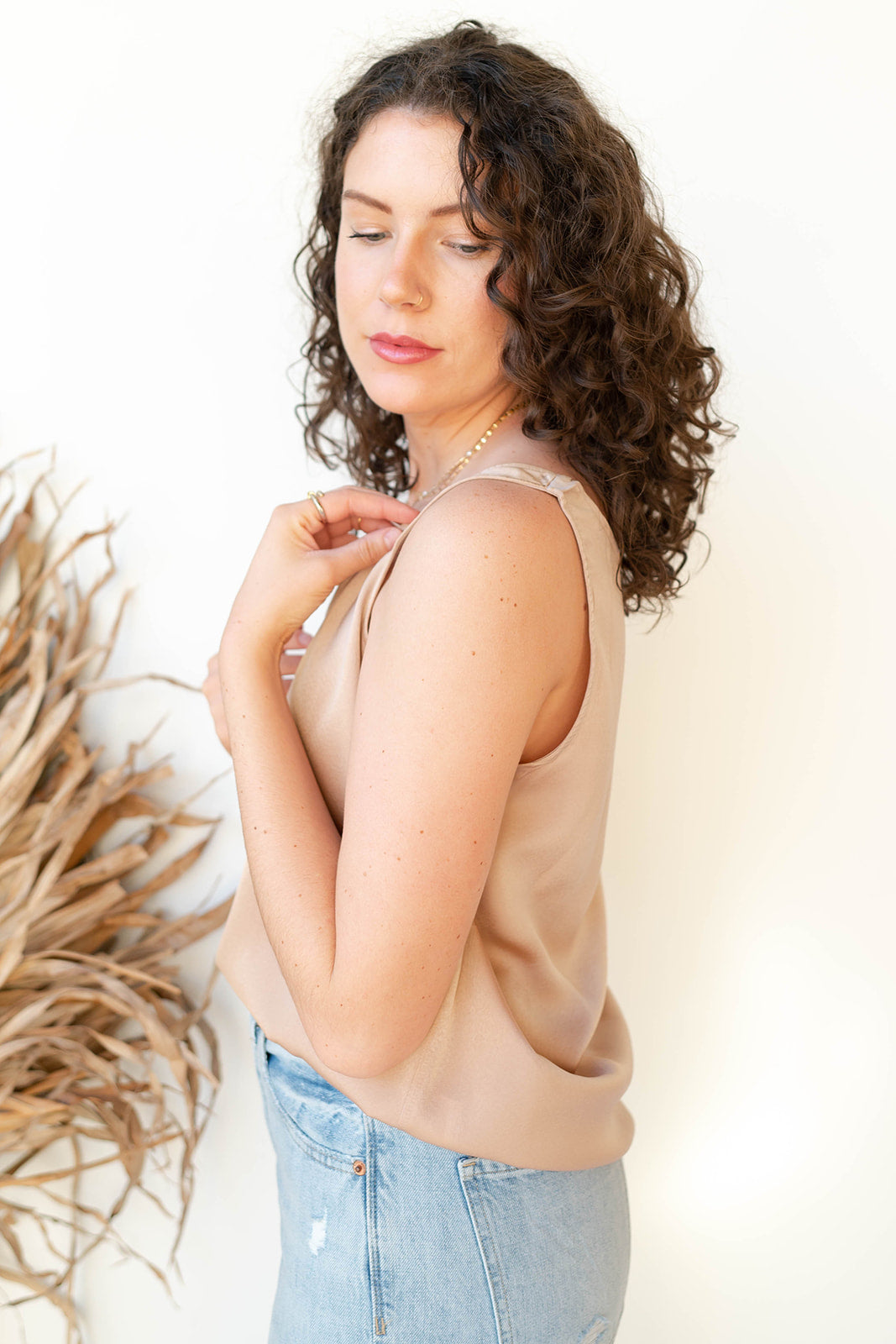 sandi silk tank sandi silk tank