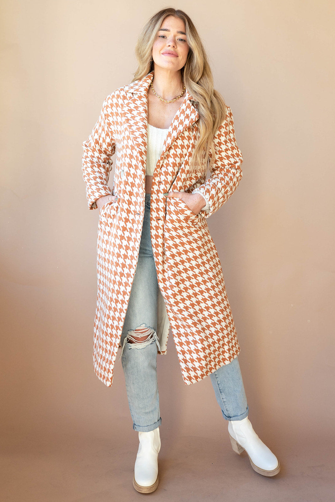 elegant houndstooth coat elegant houndstooth coat