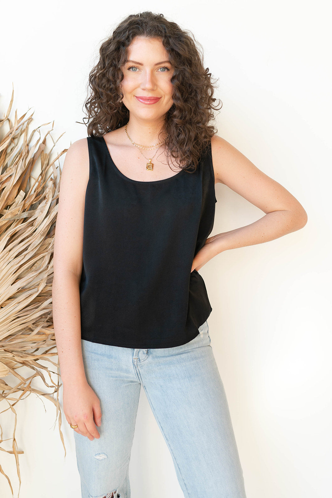 sandi silk tank sandi silk tank
