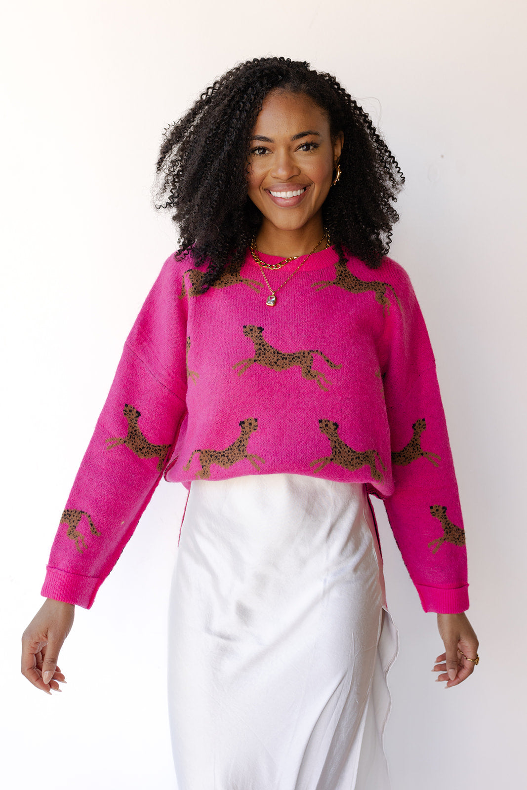 celia cheetah sweater celia cheetah sweater