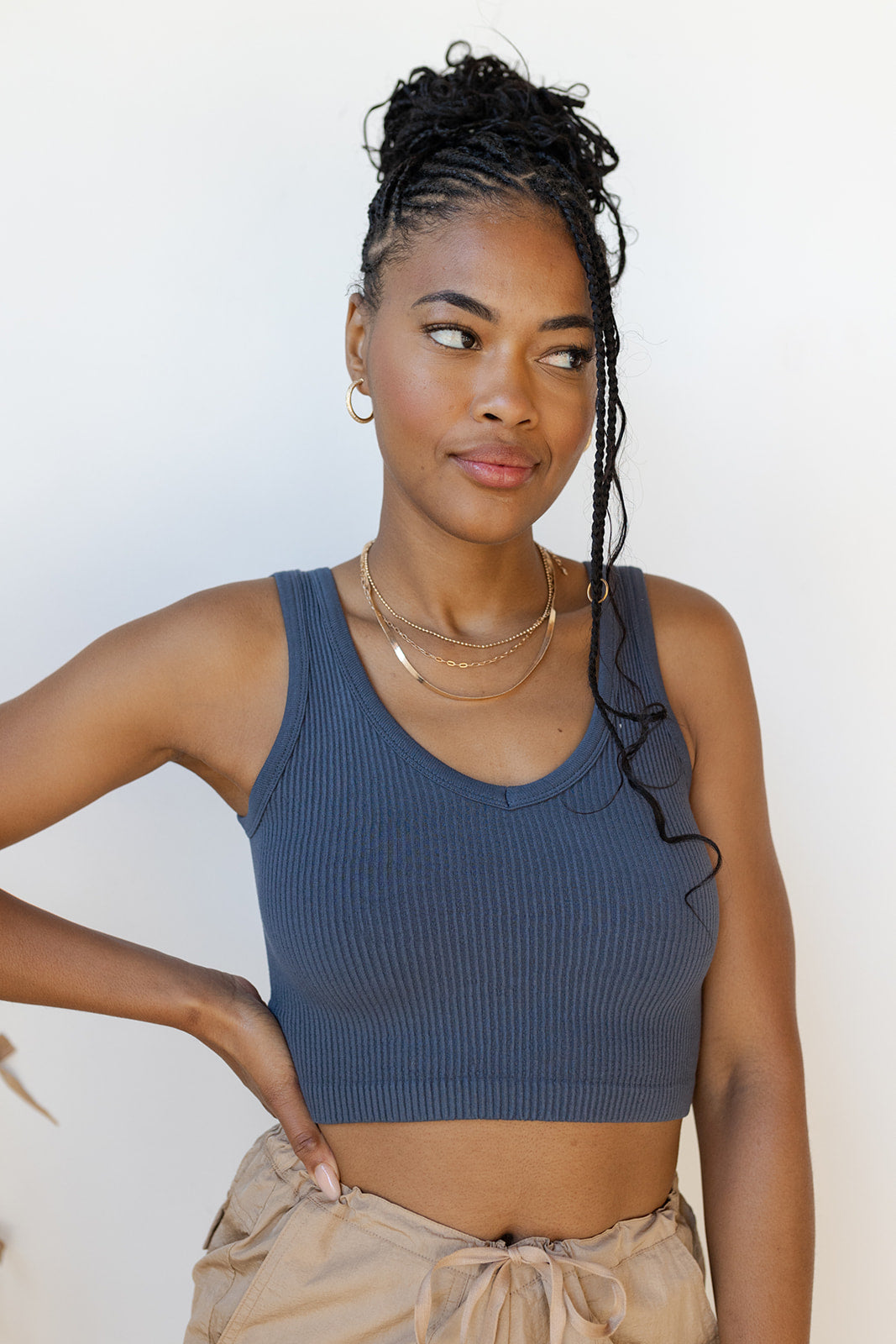 lorelei ribbed crop tank lorelei ribbed crop tank