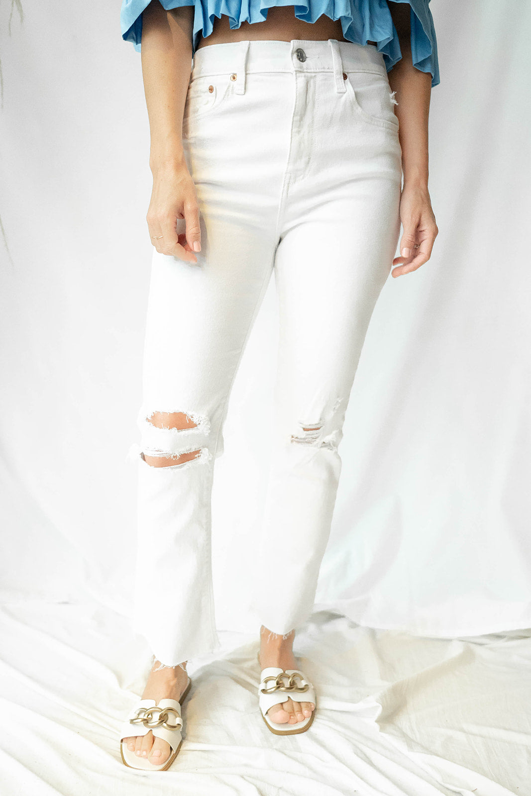 shy girl crop flare jean shy girl crop flare jean
