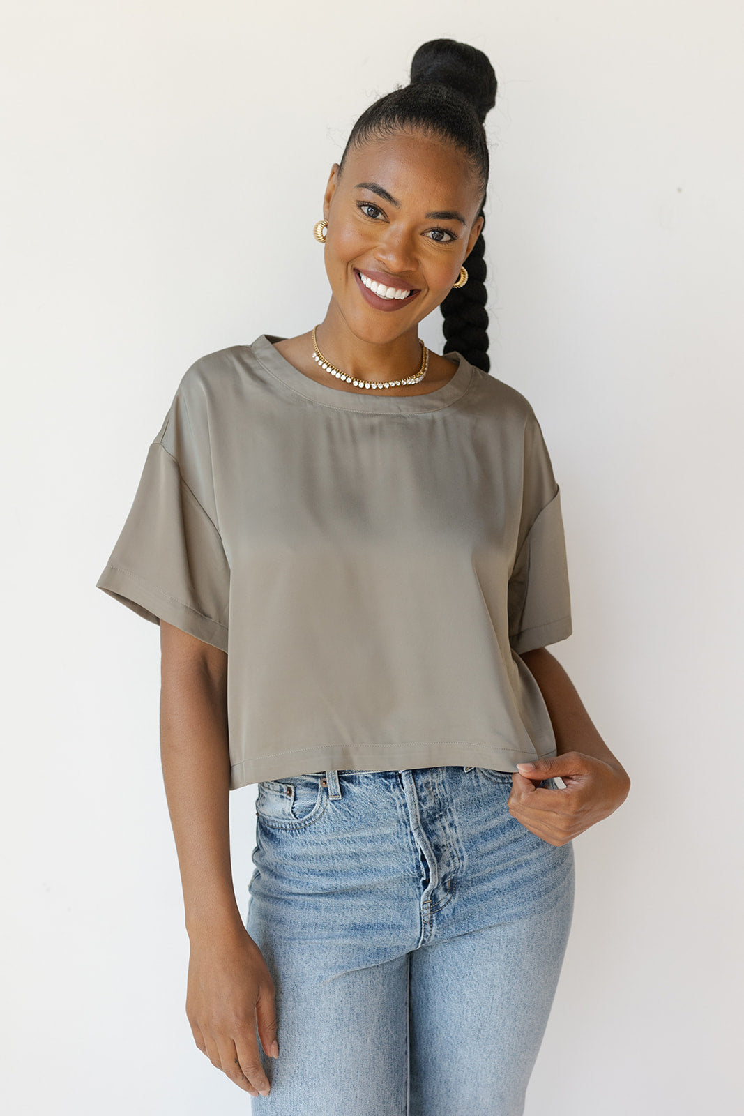 dalia satin top dalia satin top