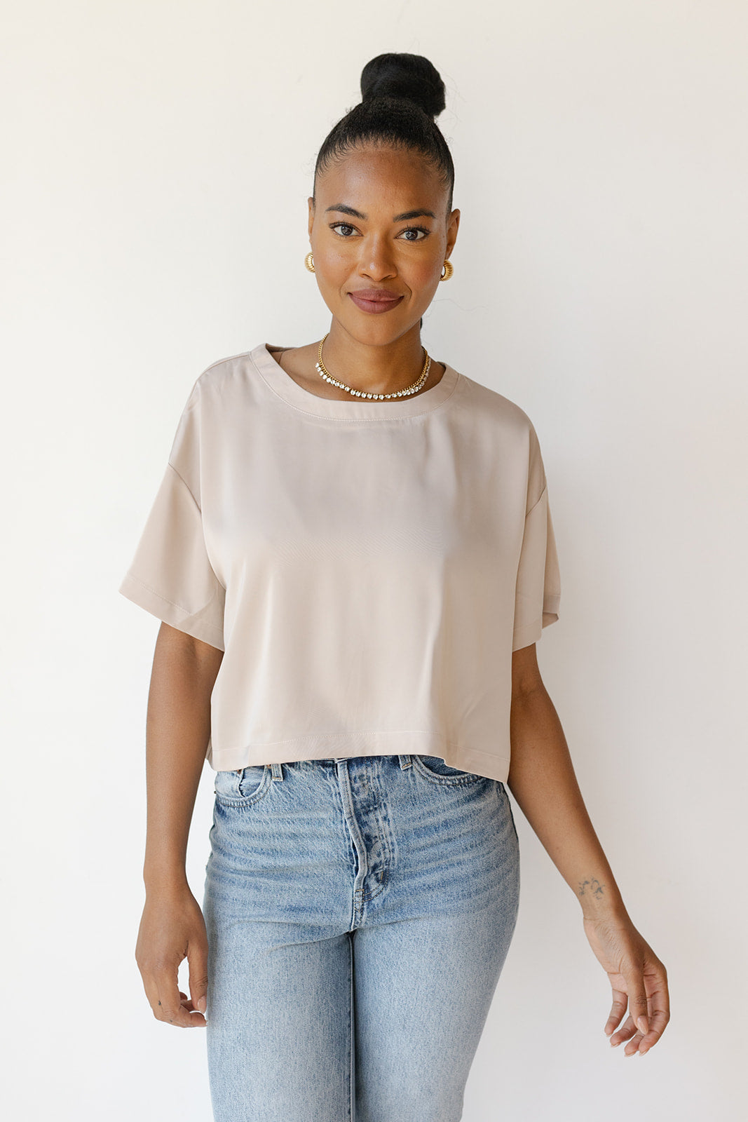 dalia satin top dalia satin top