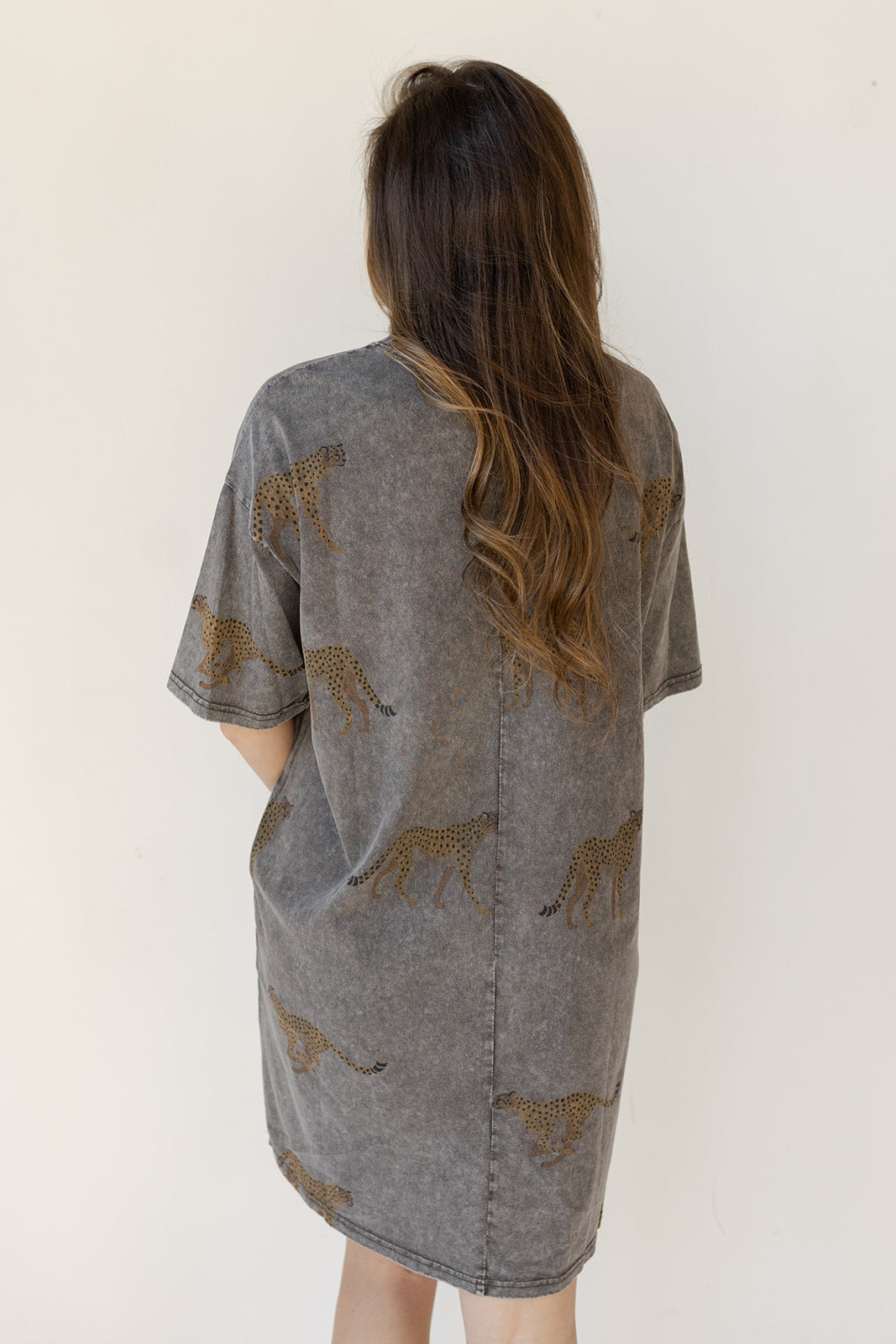 cheetah t-shirt dress cheetah t-shirt dress