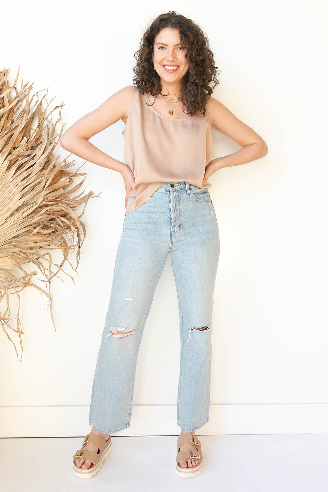 sandi silk tank sandi silk tank