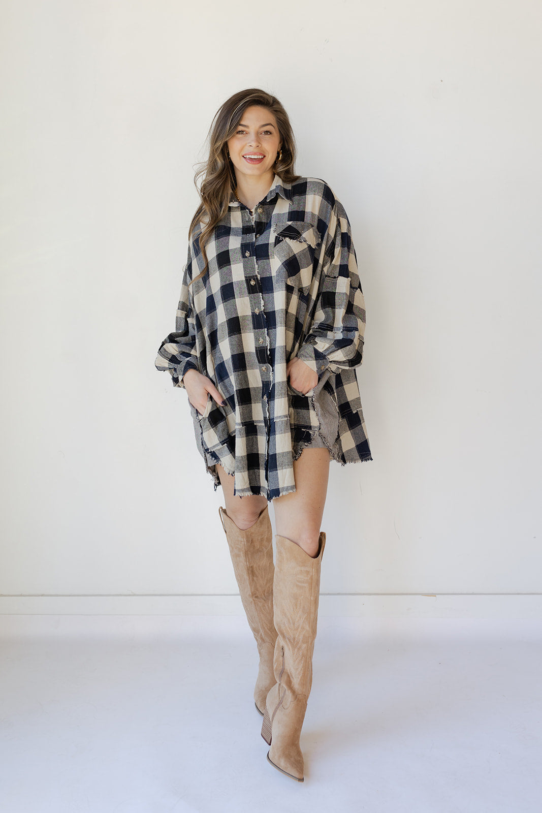 the plaid oversized dress the plaid oversized dress