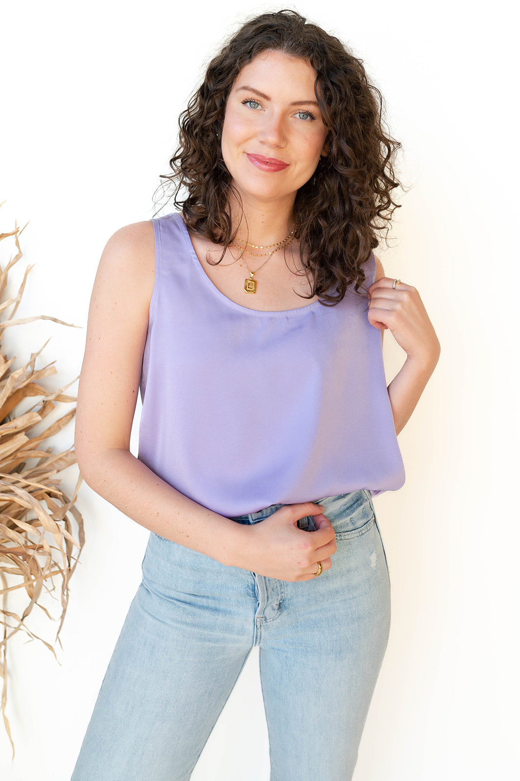 sandi silk tank sandi silk tank