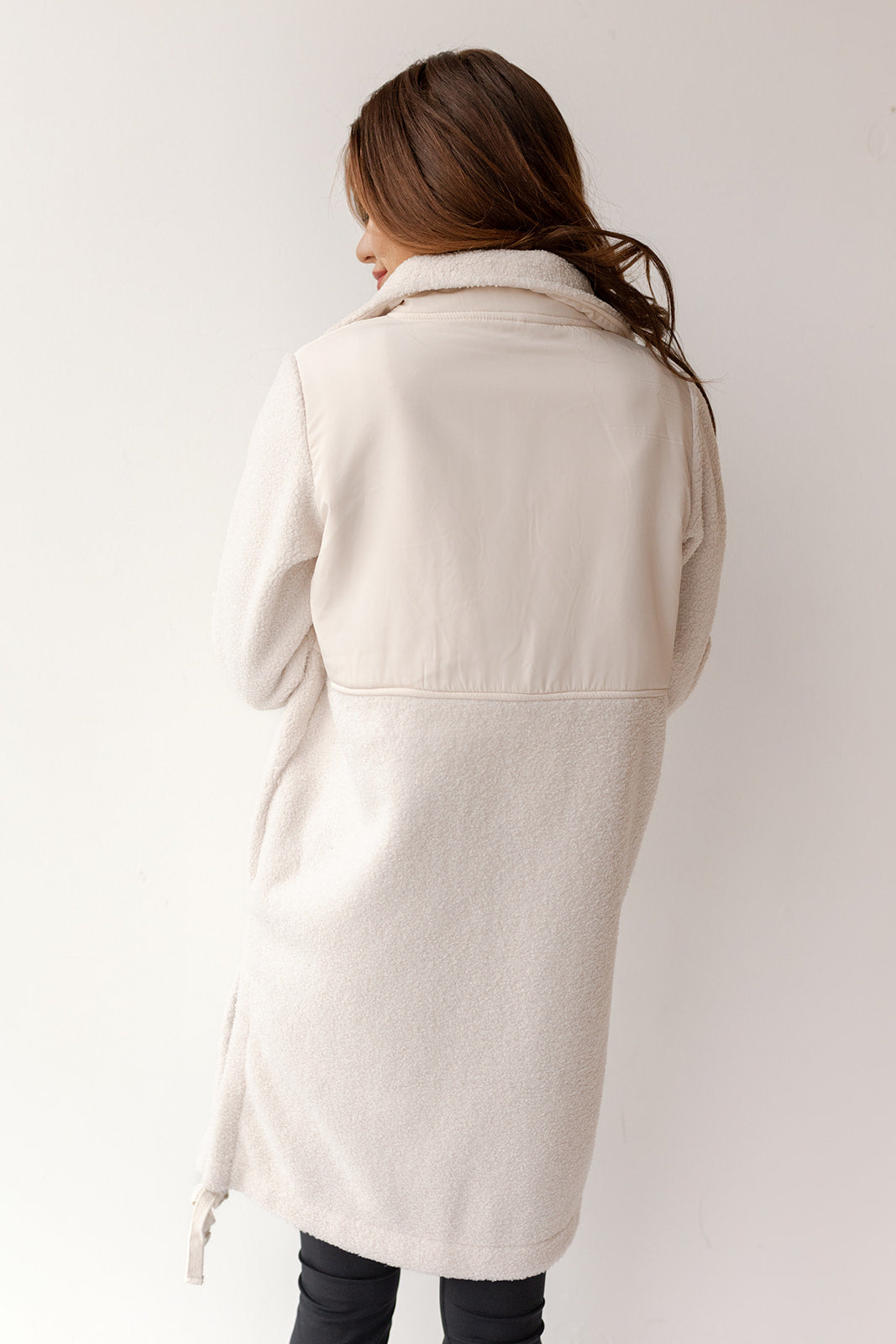 longline sherpa jacket longline sherpa jacket