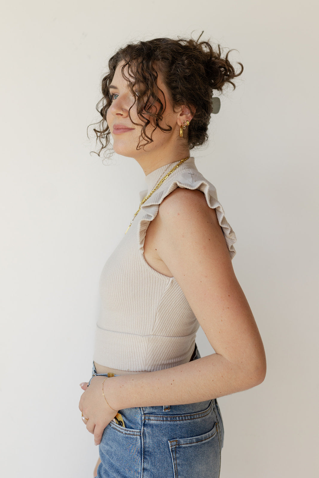 talk about class ruffle top talk about class ruffle top