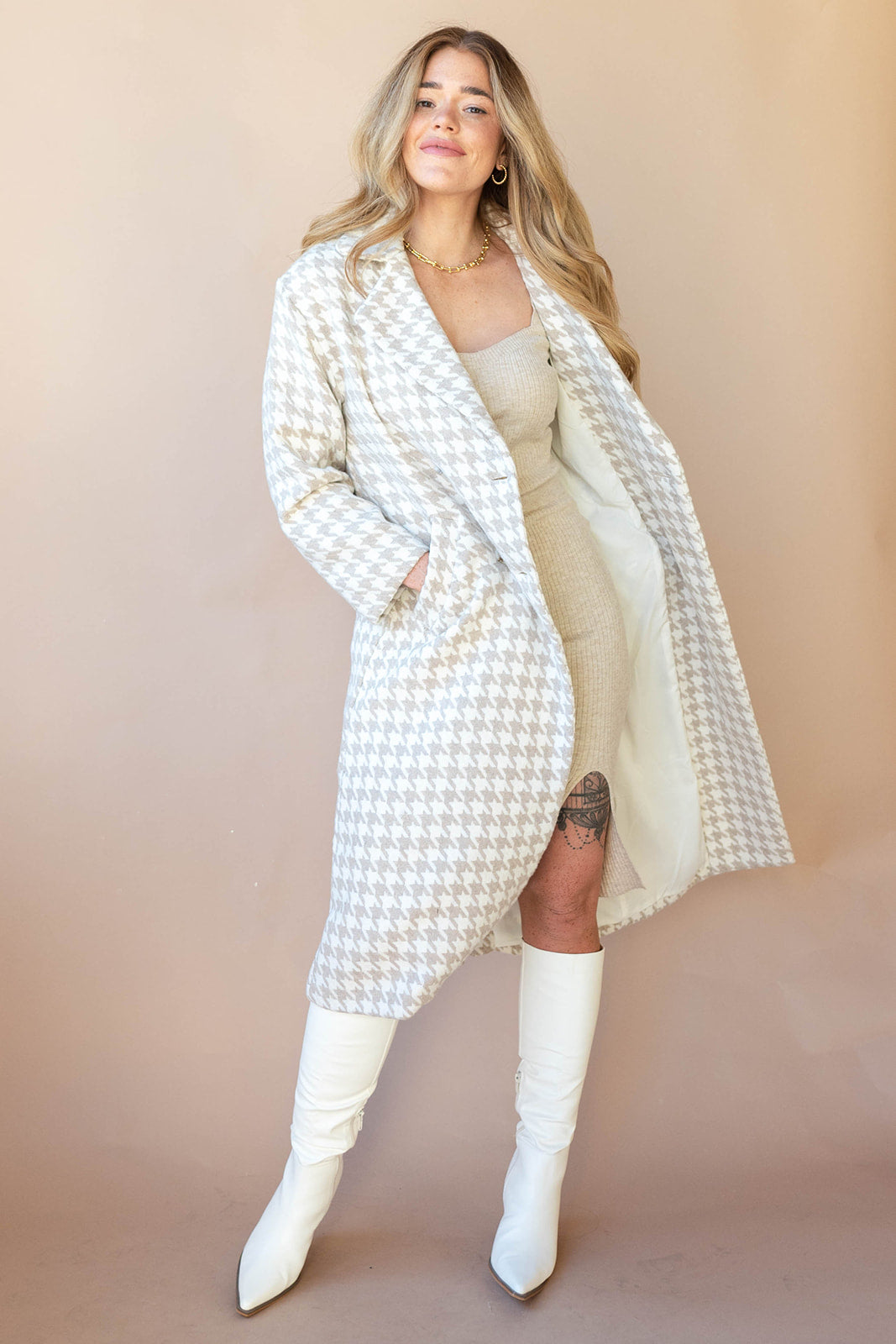 elegant houndstooth coat elegant houndstooth coat