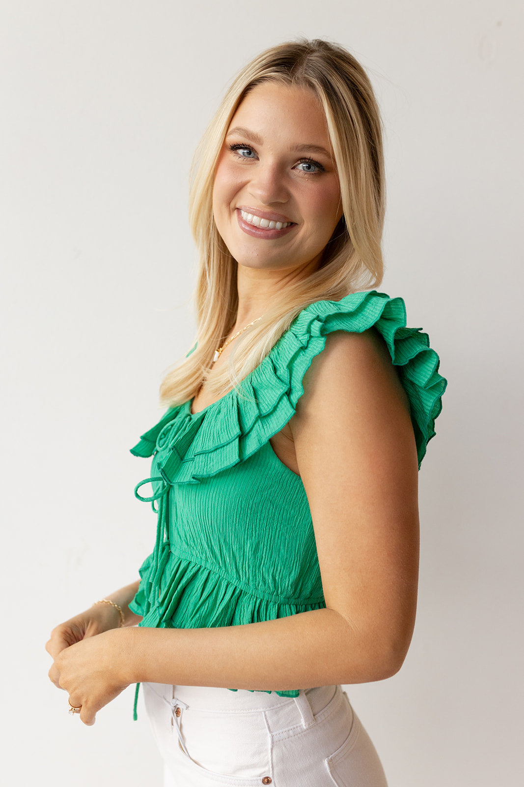 hadley ruffle top hadley ruffle top